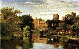 England Canvas Paintings - Warwick Castle, England